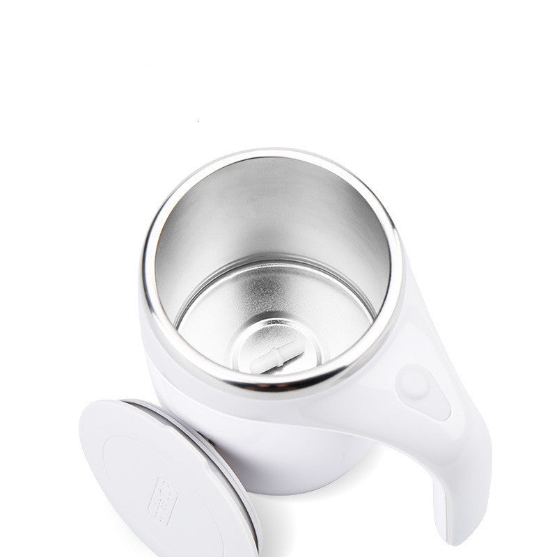 Rechargeable Electric Stirring Mug – Magnetic Self-Stirring Coffee & Milkshake Cup