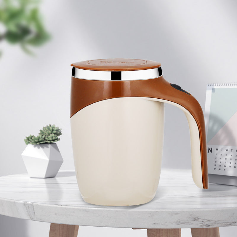 Rechargeable Electric Stirring Mug – Magnetic Self-Stirring Coffee & Milkshake Cup