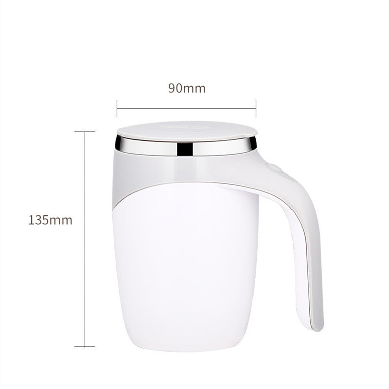 Rechargeable Electric Stirring Mug – Magnetic Self-Stirring Coffee & Milkshake Cup