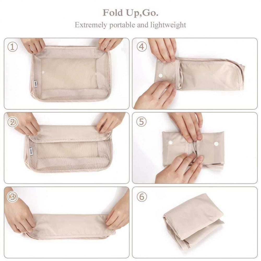 Travel Luggage Organizer Set – 8-Piece Packing Cubes for Clothes, Shoes & Accessories