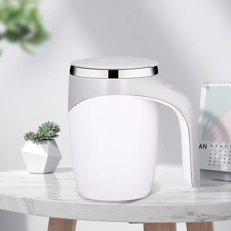 Rechargeable Electric Stirring Mug – Magnetic Self-Stirring Coffee & Milkshake Cup