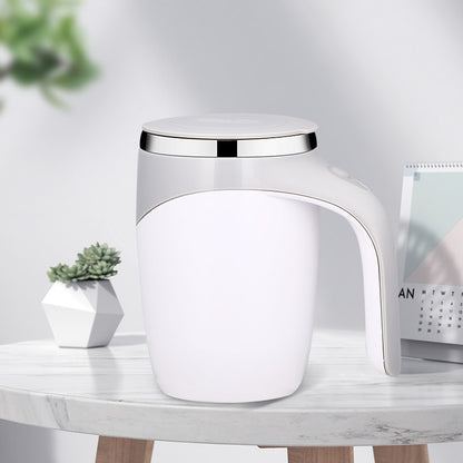 Rechargeable Electric Stirring Mug – Magnetic Self-Stirring Coffee & Milkshake Cup