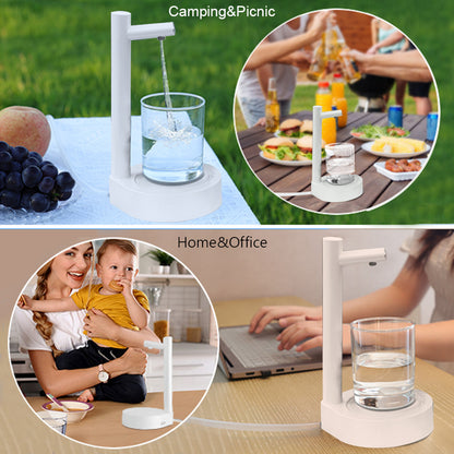 Rechargeable Desk Water Dispenser – Automatic Electric Pump for Bottled Water